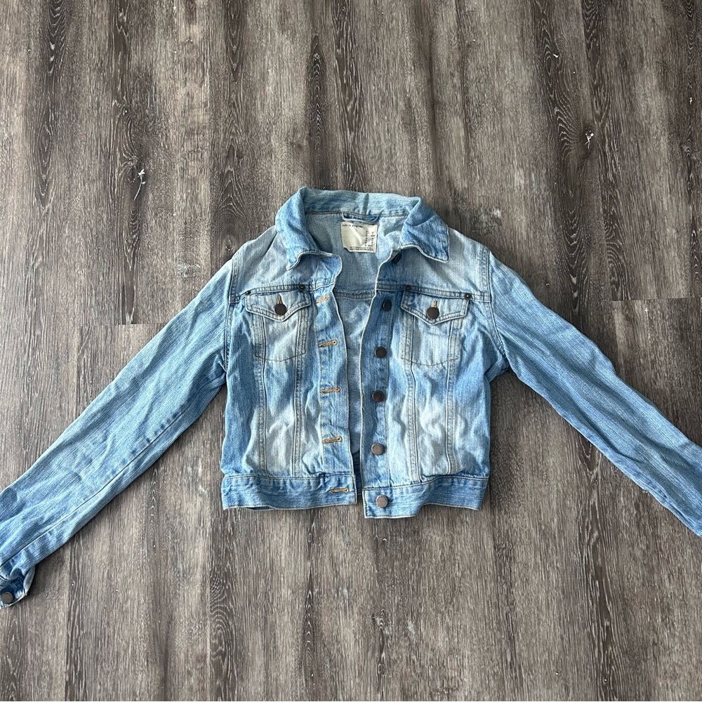 Size XS Light Blue Denim Jacket